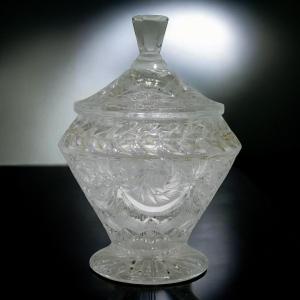  Bol à salade de fruits en cristal de Bohême - Italie, années 1930